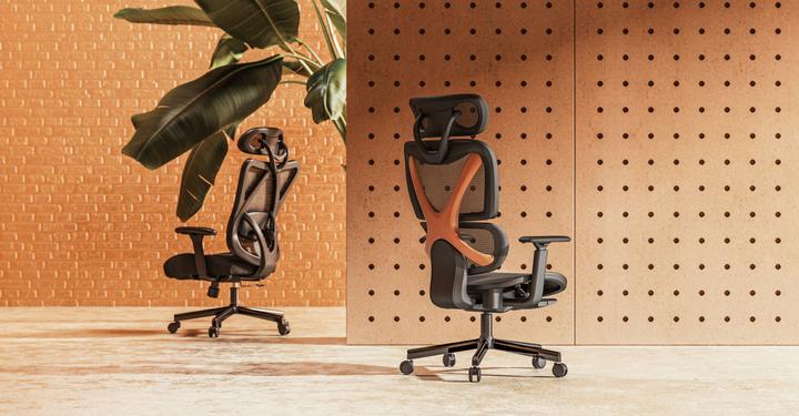 Actual product image Ergowork SpineX Office Chair, black