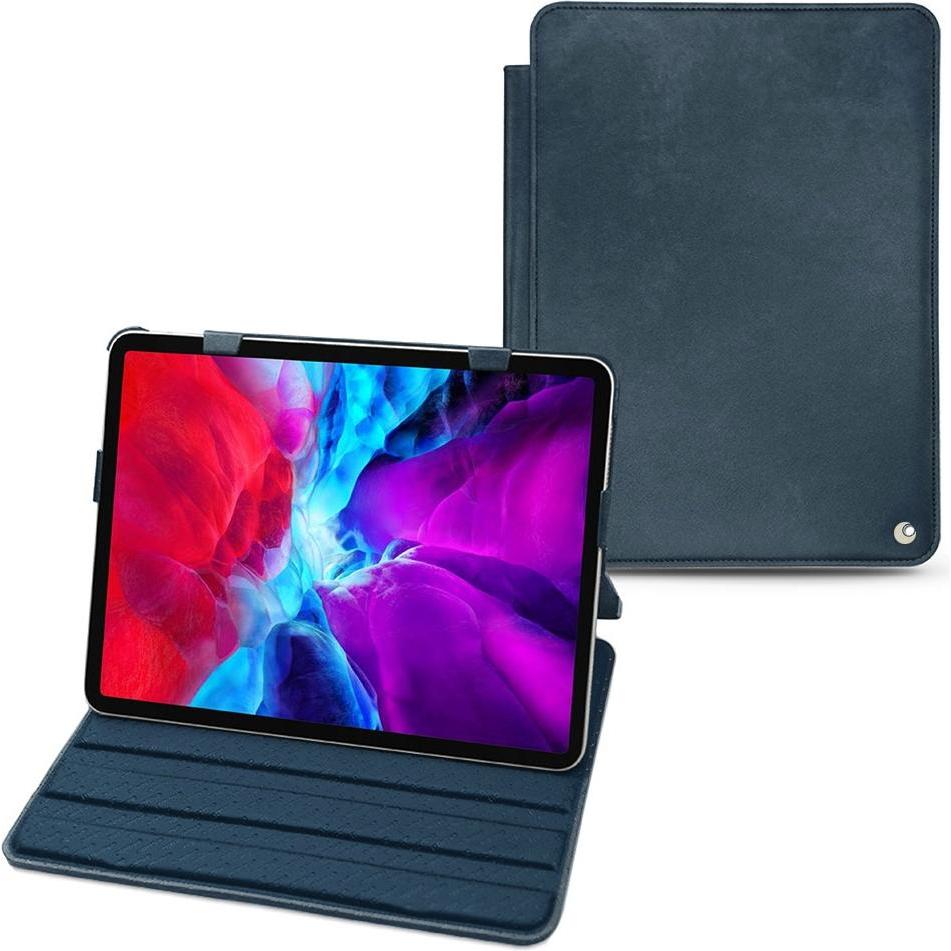 Noreve Lederschutzhülle horizontal (iPad Pro 11 2020 (2. Gen)), Tablet Hülle, Blau