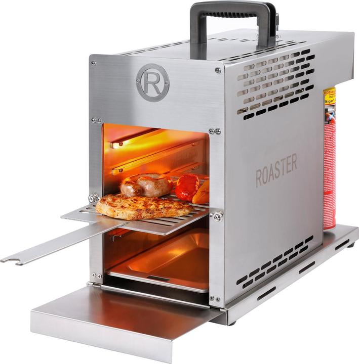 Actual product image Rothenberger Industrial THERMO ROASTER TO GO Gasgrill inkl. 3 x Multigas 600 ml + Handy Roaster