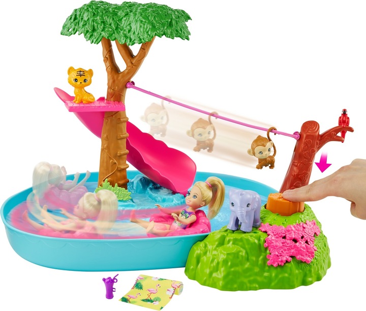 Immagine prodotto Barbie e Chelsea Il compleanno perduto Il fiume della giungla Play Set