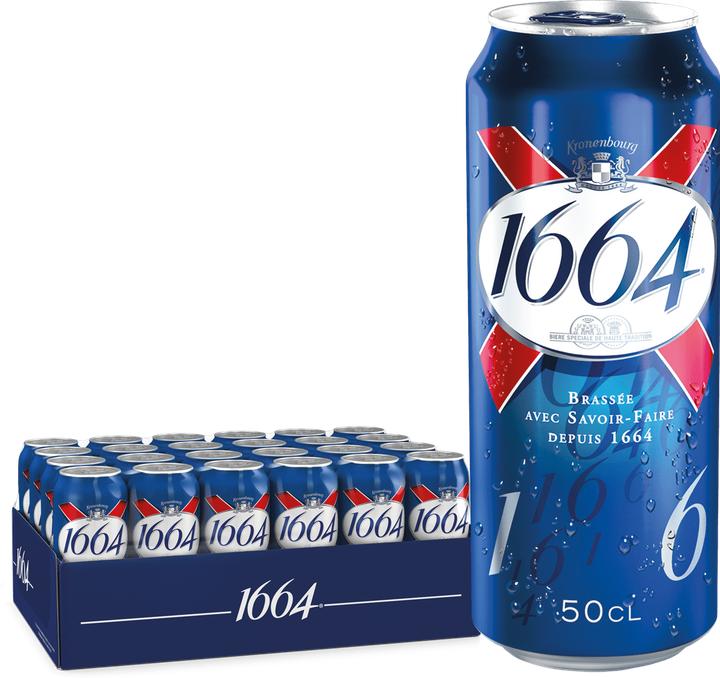 Produktbild Kronenbourg 1664 (24 x 50 cl)