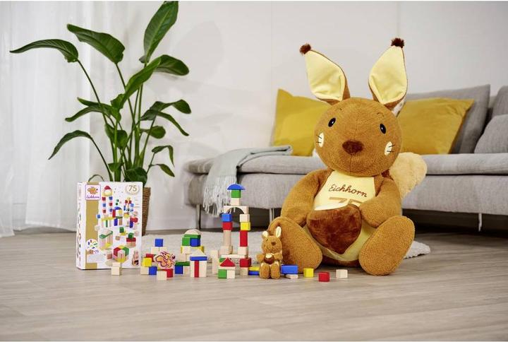 Actual product image Eichhorn Wooden building blocks 75 years