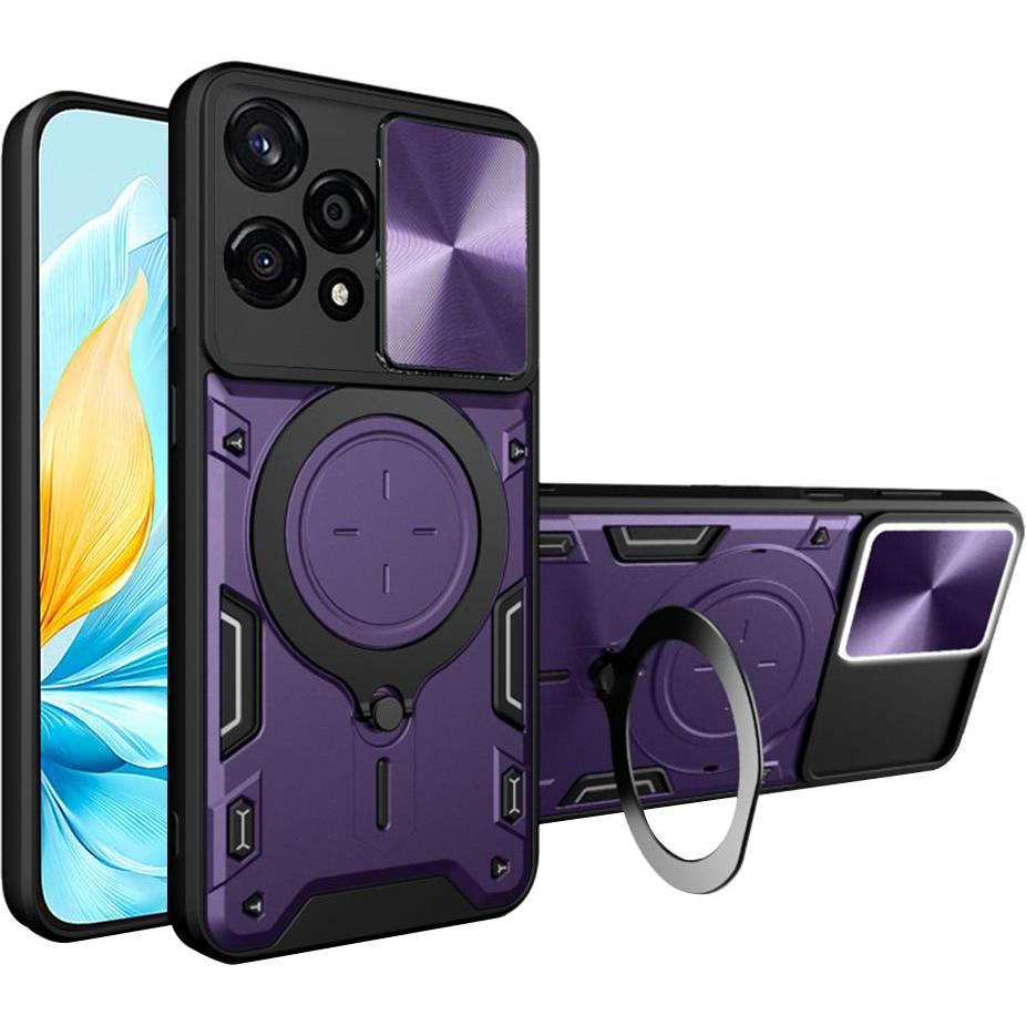Techsuit - CamGuard Pro - Honor 200 Lite - Purple (Honor 200 Lite), Cover smartphone, Viola