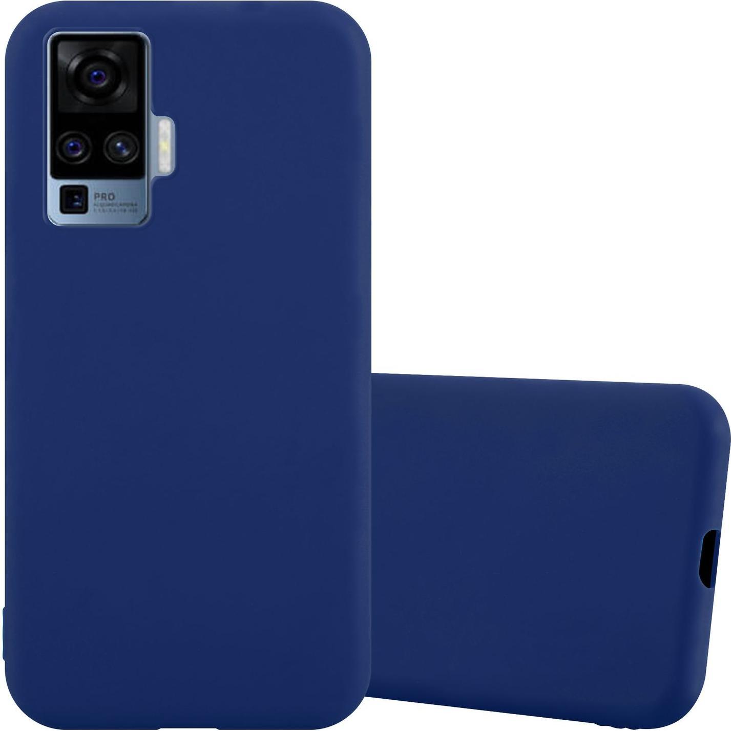 Cadorabo Hülle für Vivo X51 5G TPU im Candy Design (Vivo X51 5G), Smartphone Hülle, Blau