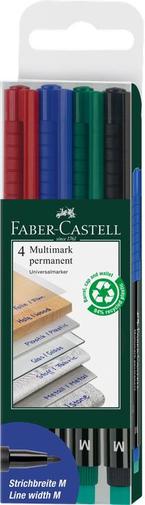 Actual product image Faber-Castell Multimark (4 x)