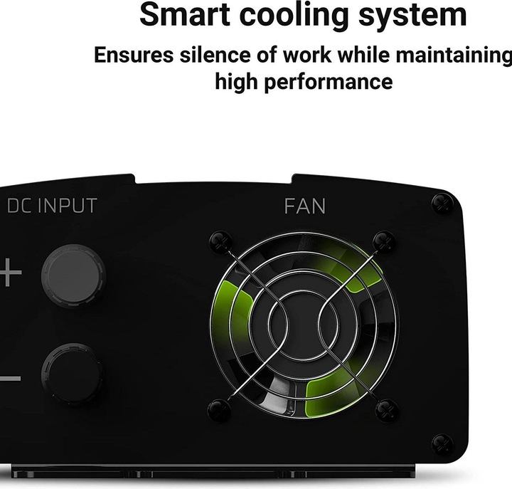 Image du produit GreenCell Convertisseur de tension pour voiture 12V à 230V 300W 600W