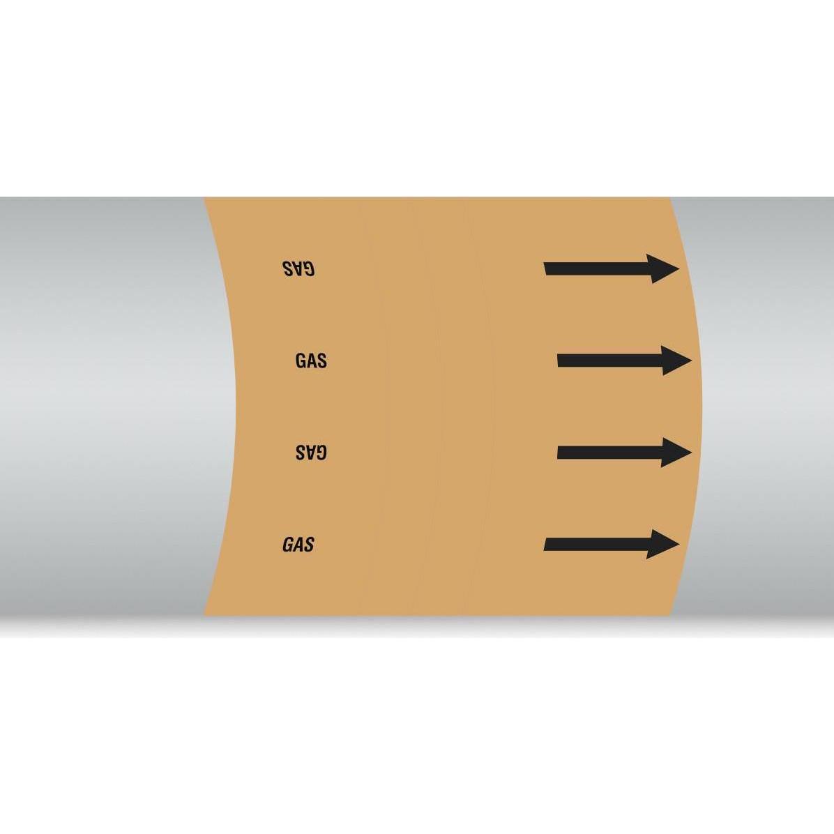 Brady, Etiketten, British Standard Pipe Markers
