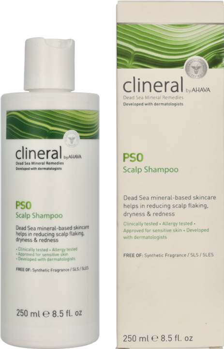 Produktbild Ahava Clineral PSO (250 ml, Flüssiges Shampoo)