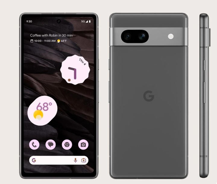 Produktbild Google Pixel 7a 7a (128 GB, Charcoal, 6.10", SIM + eSIM, 64 Mpx, 5G)