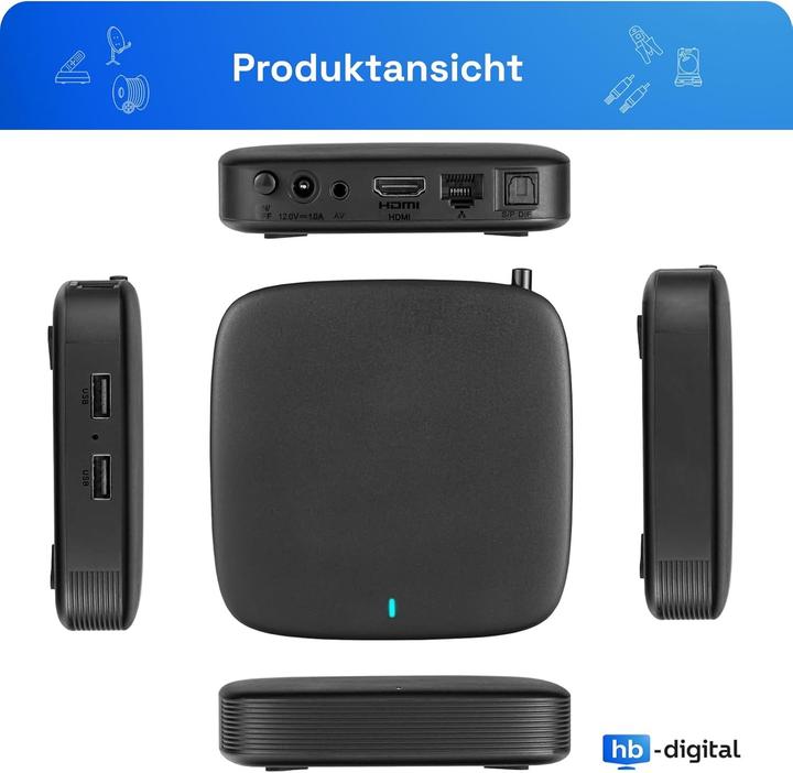 Actual product image infomir 4K HDR Multimedia Player with Google Assistant, Netflix, Prime Video, Disney+, YouTube, Dolby Atmos