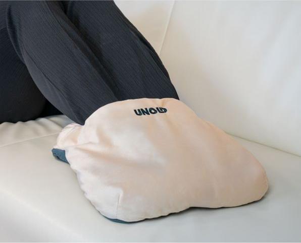 Image du produit Unold 86020 Wärmi Premium Set beige elektr. Heizkissen + Fusswärmekissen