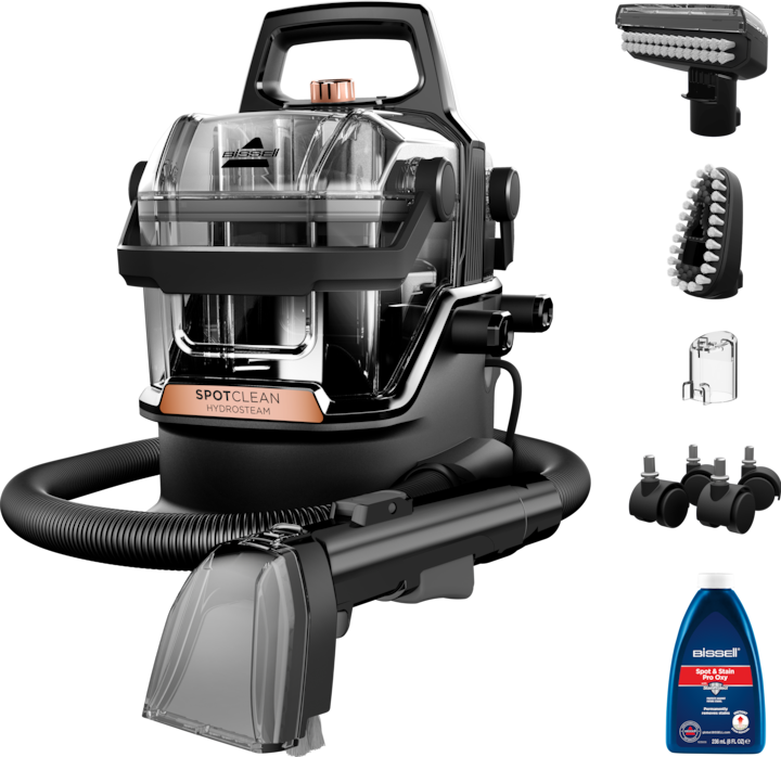 Image du produit Bissell Aspirateur laveur SpotClean HydroSteam Pro Noir