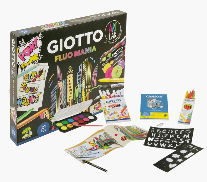 Image du produit Giotto Art Lab Fluo Mania