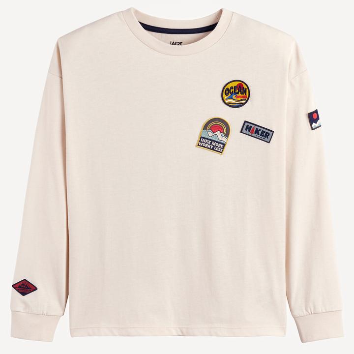 Produktbild La Redoute Collections Langarmshirt mit Patches (164)