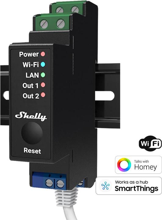Shelly Pro 2 (Schakelaandrijving)