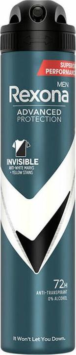 Actual product image Rexona Advance 200 Men Invisible Deodorant (Spray, 200 ml)