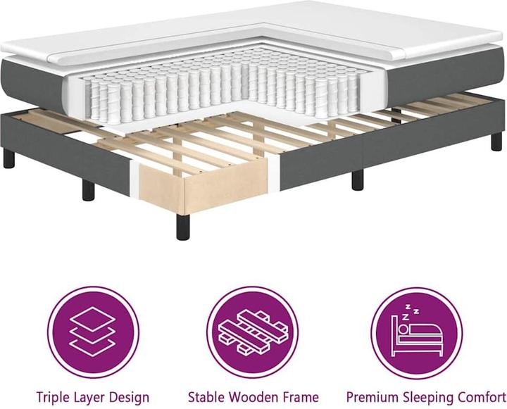 Image du produit vidaXL Boxspringbett (140 x 200 cm)
