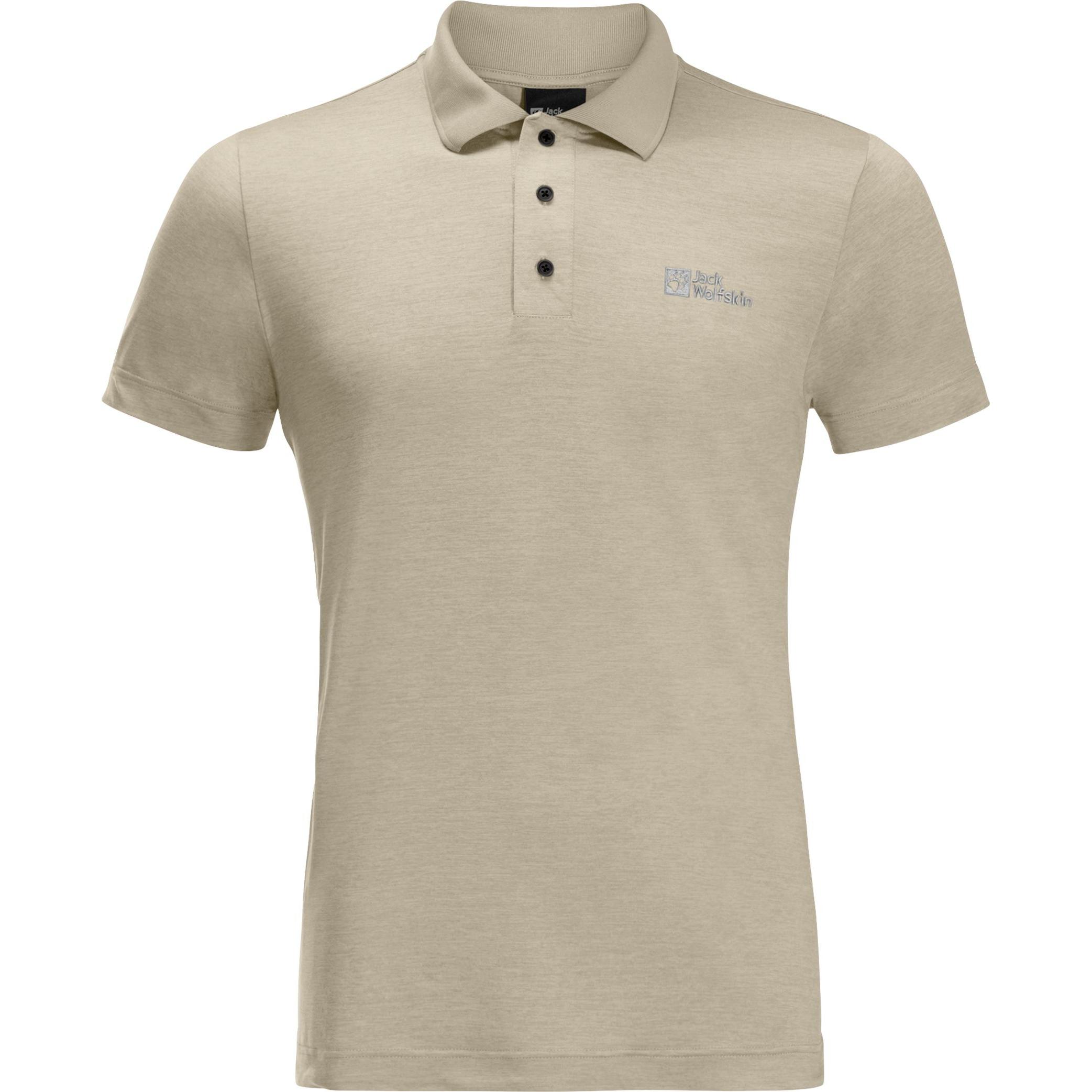 Jack Wolfskin, Herren, Shirt, Travel Polo M, Grau, (XXL)