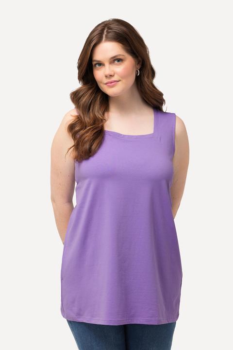 Produktbild Ulla Popken Longtop, Classic Fit, Carré-Ausschnitt, ärmellos (46, 48)