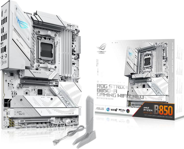 Productafbeelding ASUS ROG STRIX B850-A GAMING WIFI7 NEO (AMD,AM5,DDR5,ATX) (AM5, AMD B850, ATX)