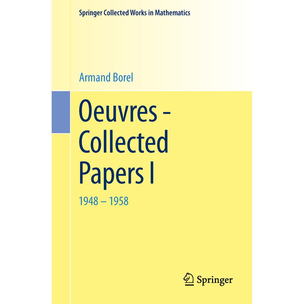 Oeuvres - Collected Papers I, Fachbücher