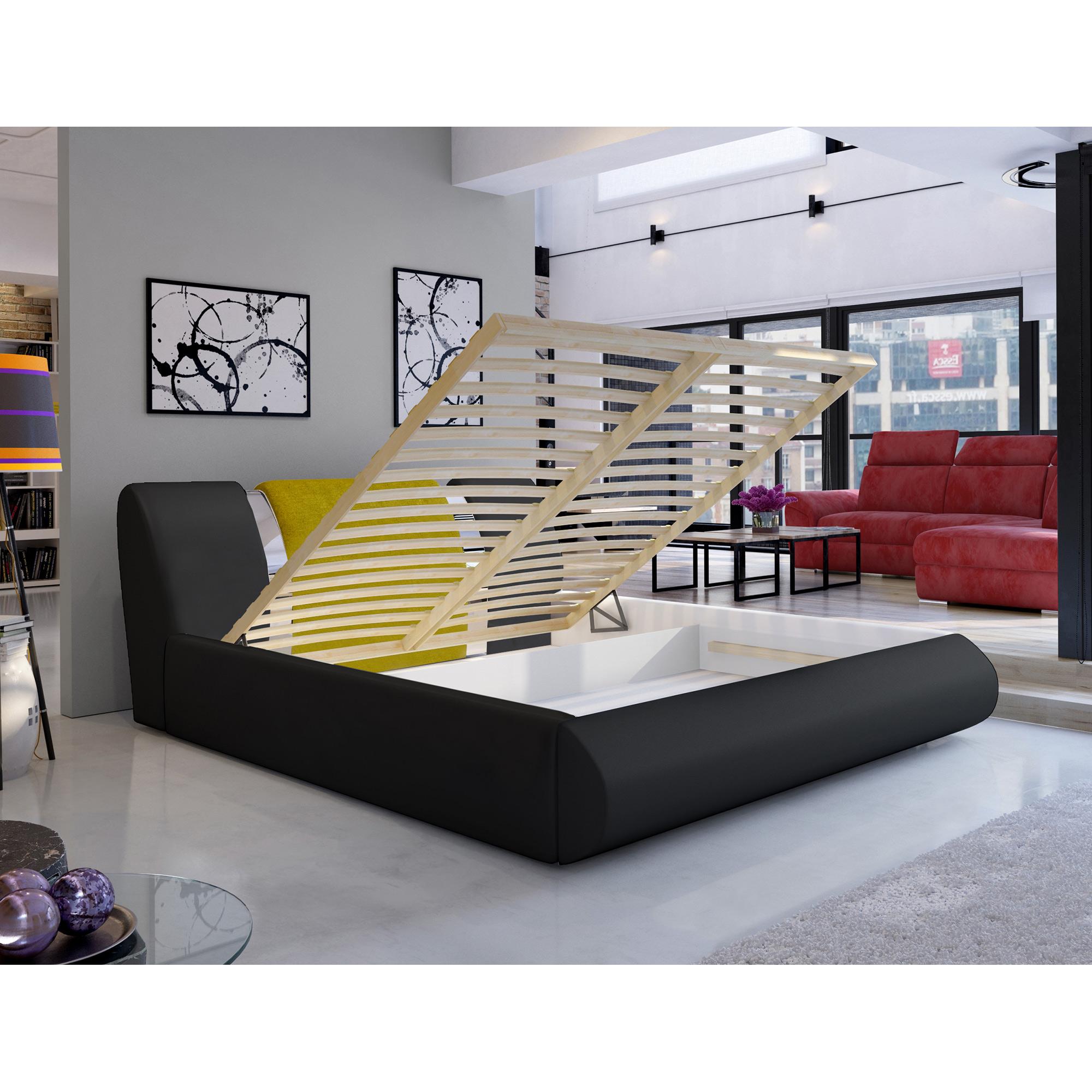 ELTAP, Bett, Flavio mit Stauraum (180 x 200 cm)