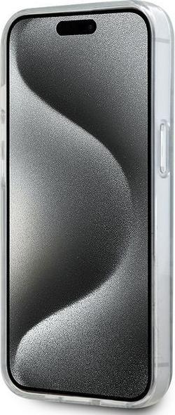 Actual product image DKNY DKHMP15MHRHSEK iPhone 15 Plus / 14 Plus 6.7" czarny/black hardcase IML Mono & Stripe MagSafe (Apple iPhone 14 Plus, Apple iPhone 15 Plus)