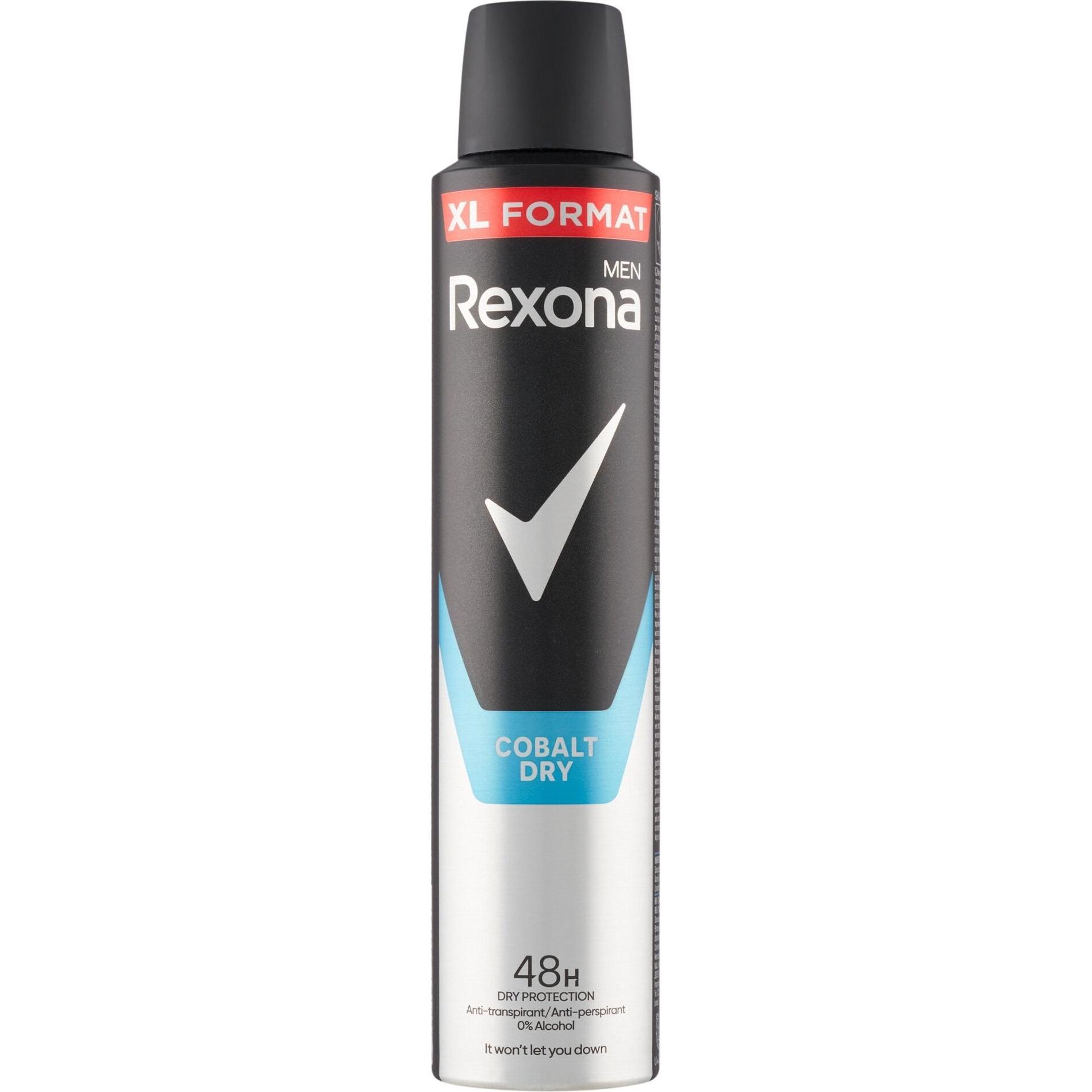 Rexona Herren Deo, Men Cobalt Dry 200Ml (Spray, 200 Ml)