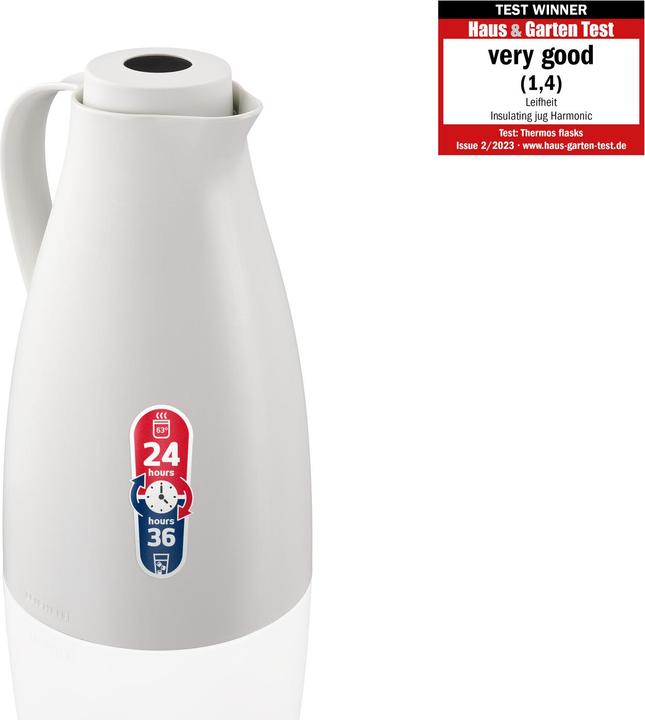 Produktbild Leifheit Isolierkanne Harmonic 1 l weiss (1 l)