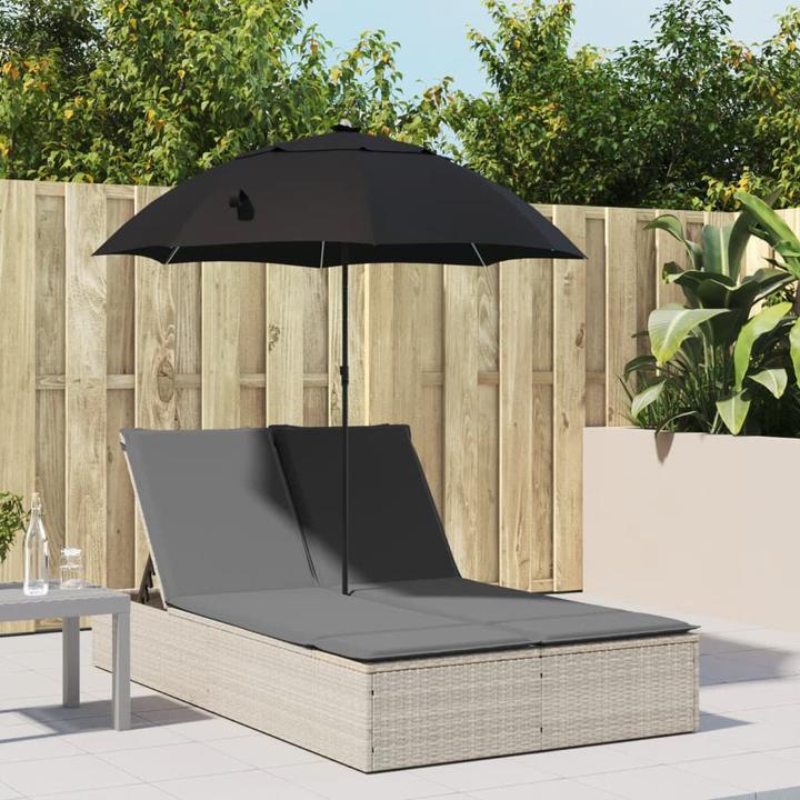 Produktbild vidaXL Doppel-Sonnenliege (164 cm)