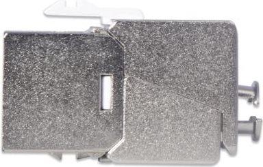 Productafbeelding Digitus CAT 6A keystone module, afgeschermd met intelligente kabelmanager (Schakelpaneel)