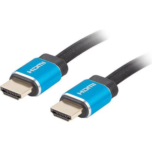 Lanberg Nero Cavo Hdmi M/M V2.0 1,0M 4K 60Hz Cu Premium (1 M), Cavo Video