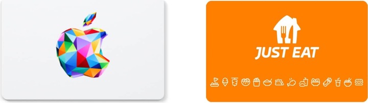 Image du produit Apple Gift Card inkl. Just Eat Geschenkkarte