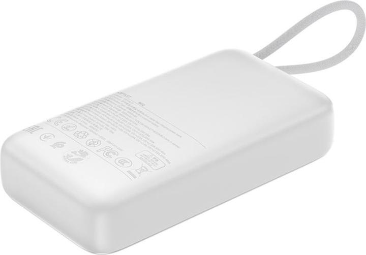 Actual product image Acefast - Power Bank (M32) - with Telescopic Cable, Type-C, Fast Charge, PD35W, 10000mAh - Silver (10000 mAh, 35 W)