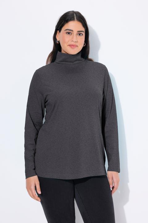 Produktbild Ulla Popken Shirt, Rollkragen, Slim, Langarm (50, 52)