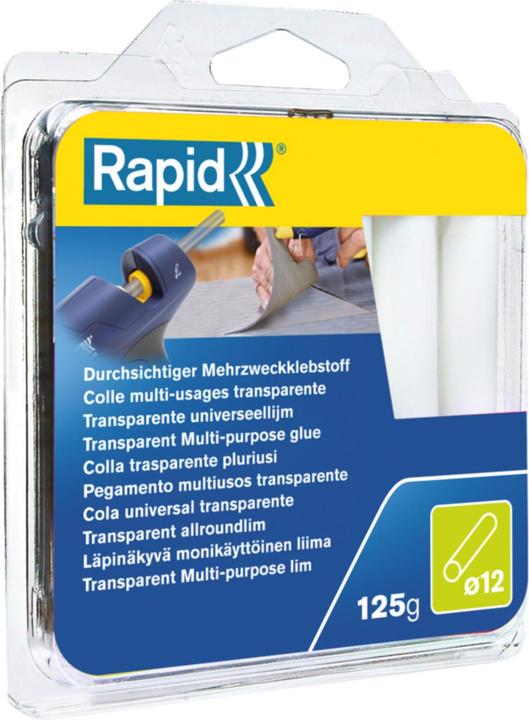 Actual product image Rapid Universal transparent glue sticks Ø12x94mm 14 pieces