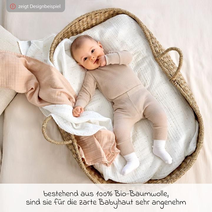 Productafbeelding Lassig Mull doek 3-pack Swaddle M biologisch katoen (60 cm, 60 cm)