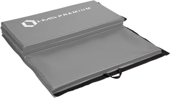 Produktbild HMS Faltbare Gymnastikmatratze Premium MGS01, 2400x1200mm, grau (50 mm)