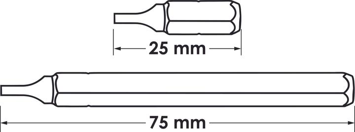 Produktbild Vigor Bit Box ∙ V5020 ∙ Sechskant6,3 (1/4 Zoll) ∙ Schlitz Profil, Innen Sechskant Profil, Kreuzschl… (Innensechskant)