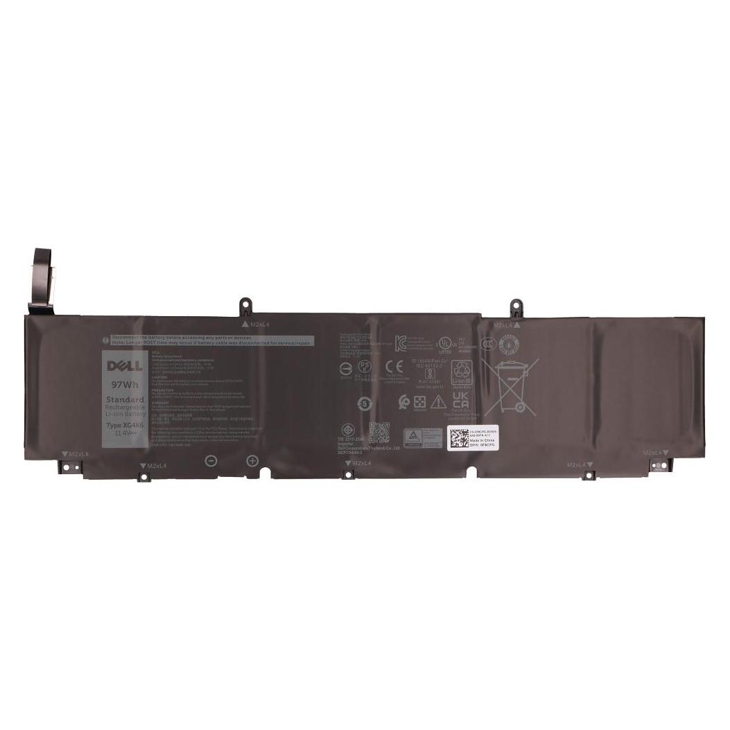 Dell BTRY,PRI,97WHR,6C,LITH,BYD (6 Zellen), Notebook Akku, Schwarz