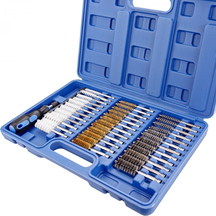 Actual product image Dema Hole brush set / Drill hole brushes 38 pcs. 8-19 mm