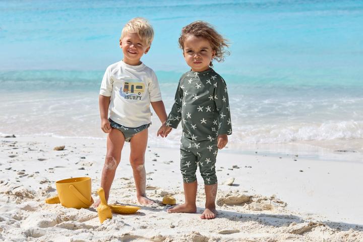 Produktbild Lässig Baby-Bademode Bade-Shirt LSF Short Sleeve Rashguard - Camper (80)