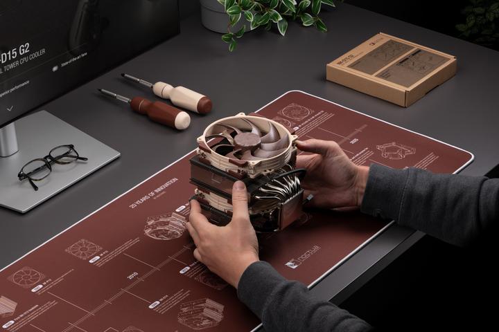 Actual product image Noctua 20-Year Anniversary Desk Mat (XL)