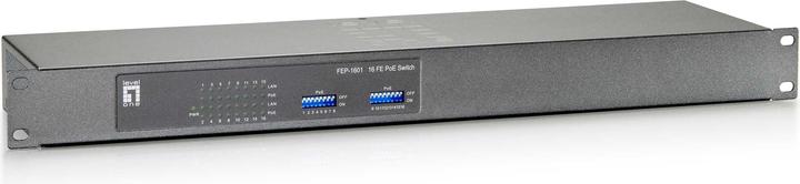 LevelOne FEP-1601 : commutateur 16 ports, PoE (16 ports)
