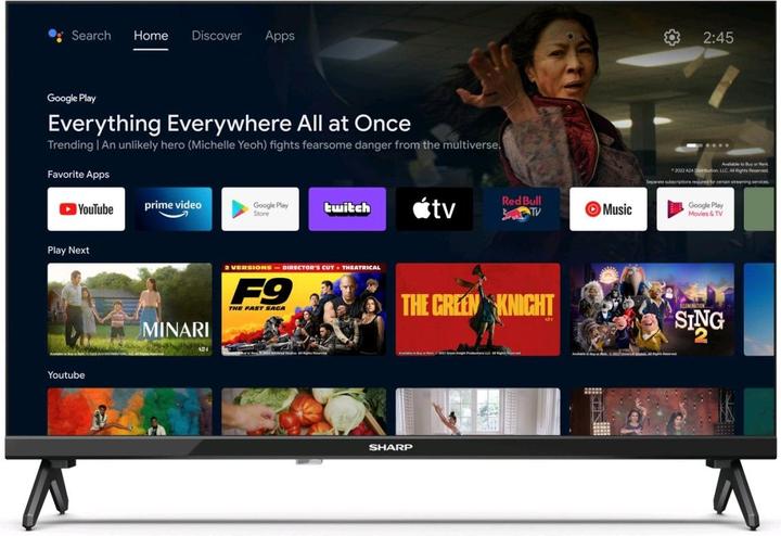 Sharp 24FH7EA HD ready Android TV 60 cm (24) (24", LED, HD ready, 2023)