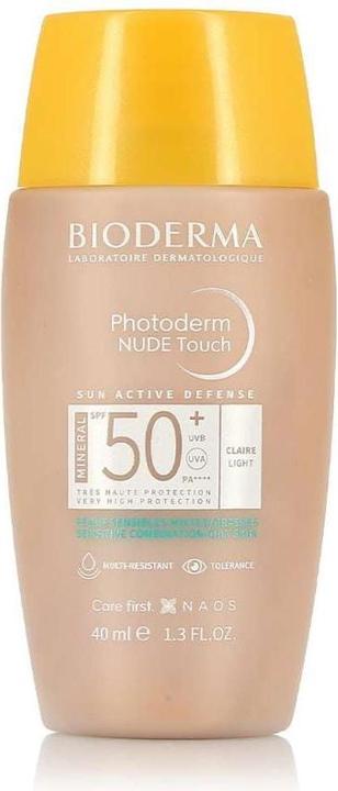 Actual product image Bioderma Photoderm Nude Touch (Sun cream face, SPF 50+, 40 ml)