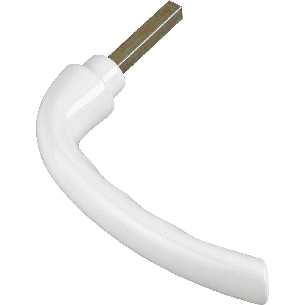 Hoppe, Türgriff + Fenstergriff, Fenstersteckgriff TÔKYÔ, Alu weiss (Türgriff)