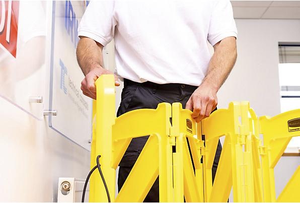 Actual product image Rubbermaid Barrier fence made of polyethylene, mobile