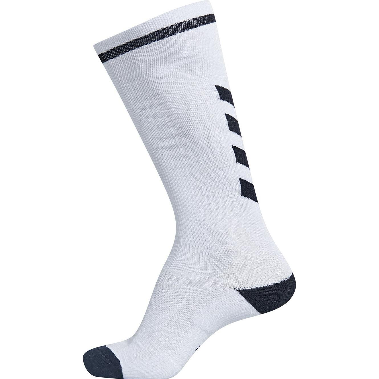 hummel, Herren, Sportsocken, Elite Indoor Sock High (43 - 45), Weiss