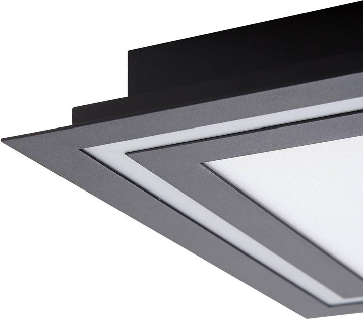 Image du produit Lucande Plafonnier LED Leicy RGBW noir 34cm (890 lm)
